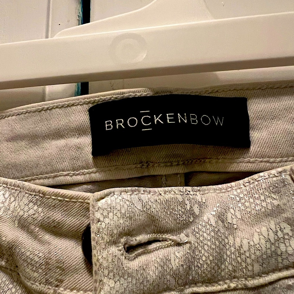 Brockenbow Silver Metallic Jeans
